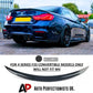 BMW 4 Series Convertible F33 Rear Boot Spoiler Wing ABS Carbon Fibre