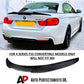 BMW 4 Series Convertible F33 Rear Boot Spoiler ABS Carbon Fibre
