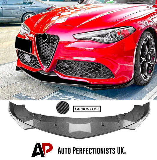 Alfa Romeo Giulia 952 Carbon Fibre Front Splitter Spoiler 2015- 24