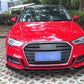 Audi A3 S3 S Line 8V Gloss Black Front Splitter Spoiler Lip 2017-20