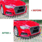 Audi A3 S3 S Line 8V Gloss Black Front Splitter Spoiler Lip 2017-20