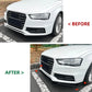 Audi A4 S4 S Line B8.5 Gloss Black Front Splitter Spoiler Lip 13-16