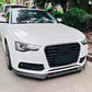 Audi A5 S5 S Line B8.5 FACELIFT Gloss Black Front Splitter 2011-2016