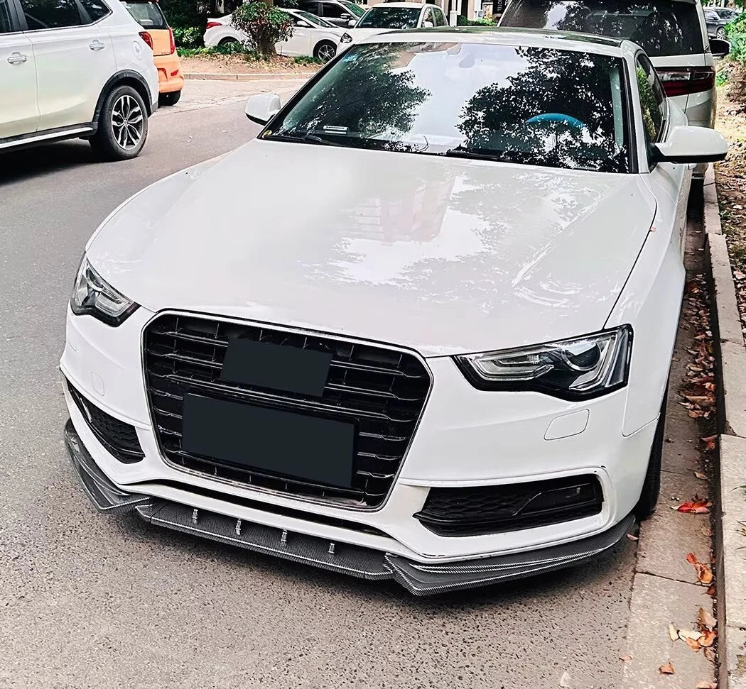 Audi A5 S5 S Line B8.5 FACELIFT Gloss Black Front Splitter 2011-2016