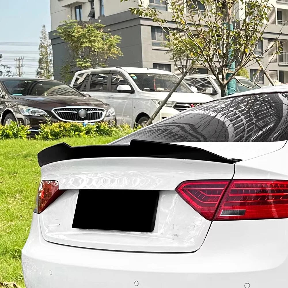 Audi A5 B8 Sportback 4dr Gloss Black Rear PSM Ducktail Boot Spoiler