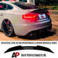 Audi A5 B8 Sportback 4dr Gloss Black Rear PSM Ducktail Boot Spoiler