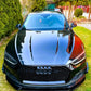 Audi A5 S5 S Line B9 Gloss Black Front Splitter Spoiler Lip 2016-2021