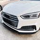Audi A5 S5 S Line B9 Gloss Black Front Splitter Spoiler Lip 2016-2021