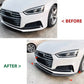 Audi A5 S5 S Line B9 Gloss Black Front Splitter Spoiler Lip 2016-2021