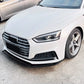 Audi A5 S5 S Line B9 Gloss Black Front Splitter Spoiler Lip 2016-2021