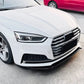Audi A5 S5 S Line B9 Gloss Black Front Splitter Spoiler Lip 2016-2021