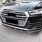 Audi Q5 SQ5 S Line FY Gloss Black Front Splitter Spoiler Aero 18-20