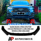 Audi Q5 SQ5 S Line FY Gloss Black Front Splitter Spoiler Aero 18-20