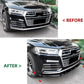 Audi Q5 SQ5 S Line FY Gloss Black Front Splitter Spoiler Aero 18-20