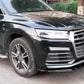 Audi Q5 SQ5 S Line FY Gloss Black Front Splitter Spoiler Aero 18-20