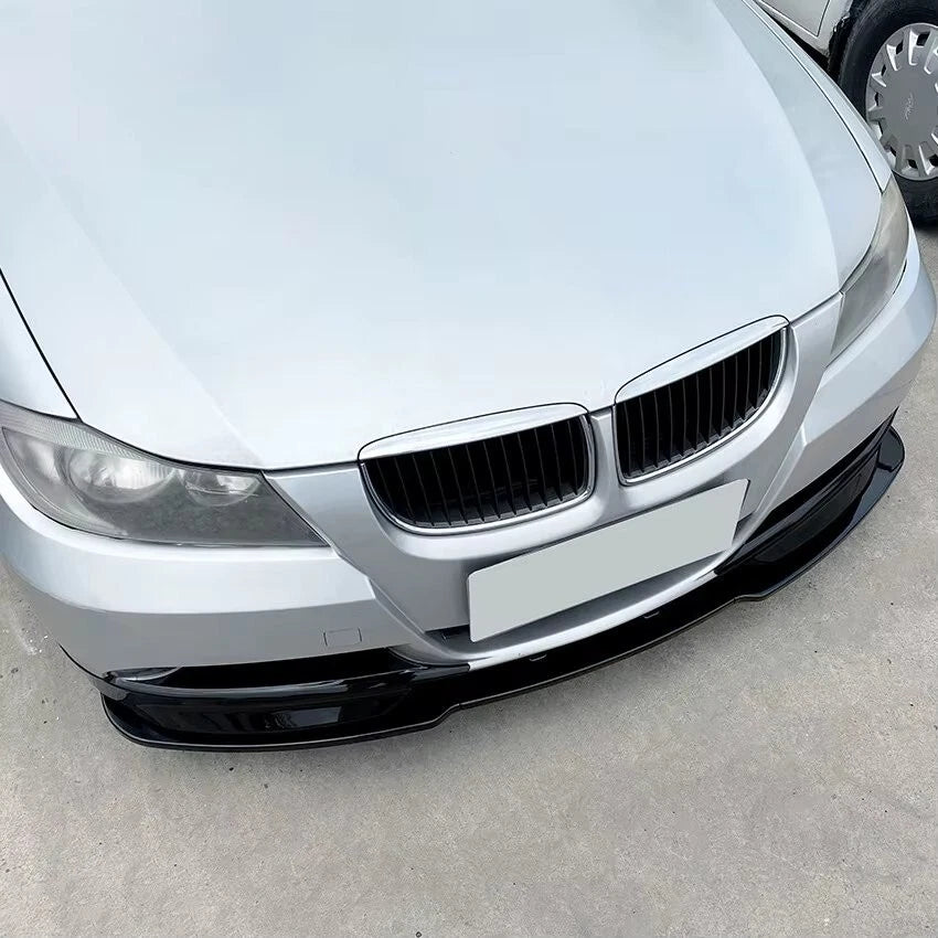 BMW 3 Series NON M Sport E90 E91 PRE-LCI Gloss Black Front Splitter
