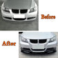BMW 3 Series NON M Sport E90 E91 PRE-LCI Gloss Black Front Splitter