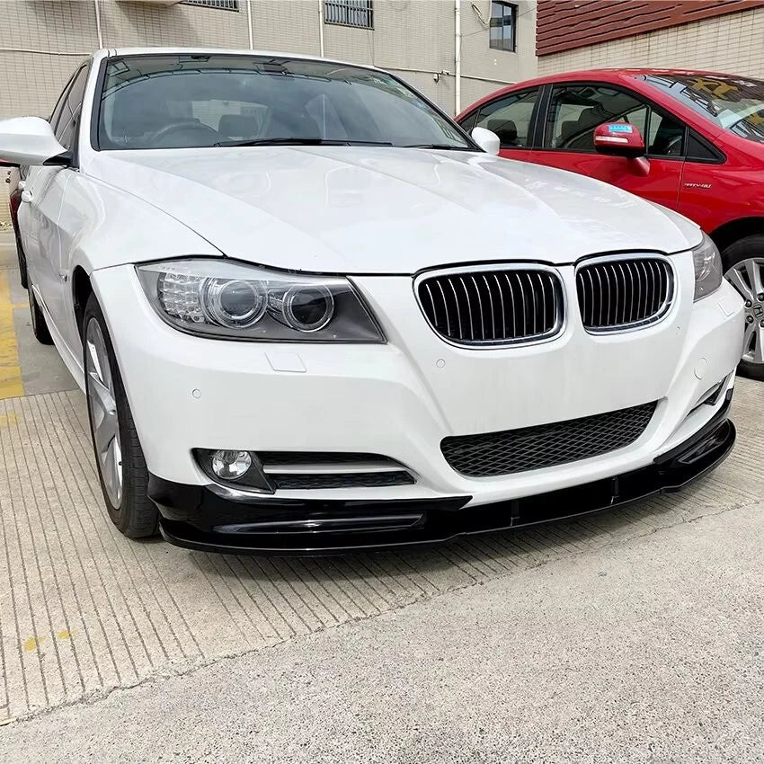 BMW 3 Series NON M Sport E90 E91 LCI Gloss Black Front Splitter 08-12