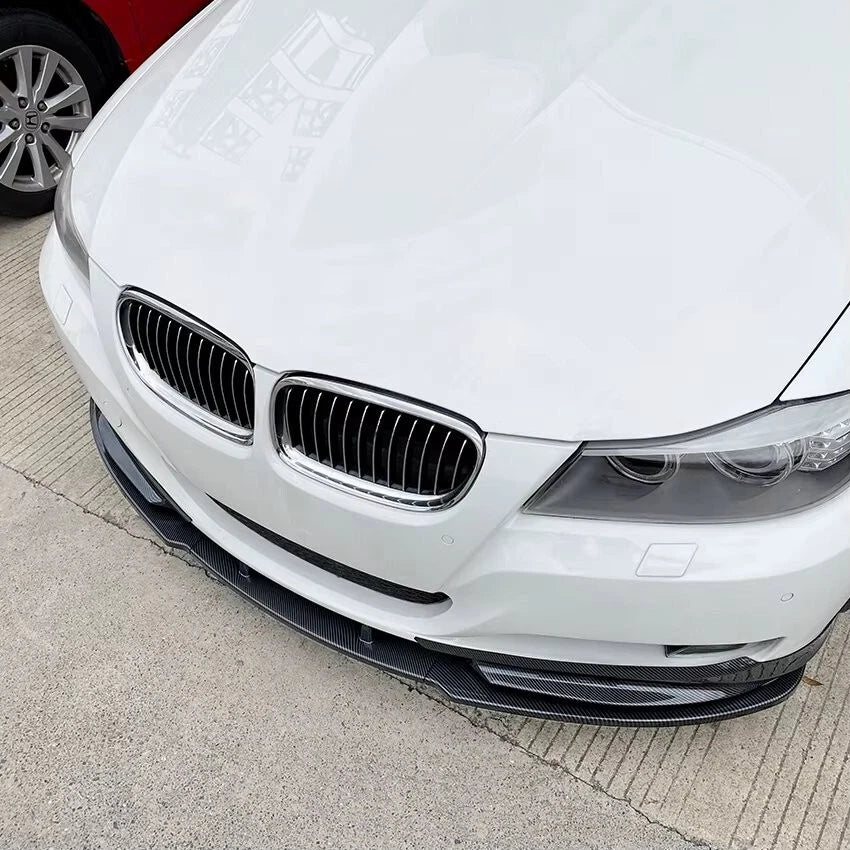 BMW 3 Series NON M Sport E90 E91 LCI Gloss Black Front Splitter 08-12
