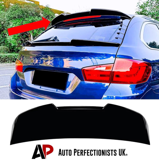 BMW 5 Series F11 Touring Estate Gloss Black Rear Roof Spoiler Lip