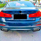 BMW 5 Series G30 M Sport Gloss Black Rear Valance Diffuser 2018-2020