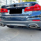 BMW 5 Series G30 M Sport Gloss Black Rear Valance Diffuser 2018-2020