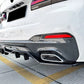 BMW 5 Series G30 LCI M Sport Gloss Black Rear Valance Diffuser 2020-23