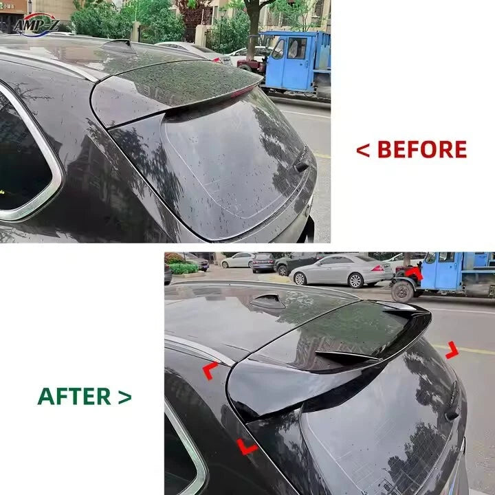 BMW X5 F15 X5M F85 M50D Gloss Black Rear Roof Spoiler Boot Wing Lip