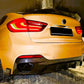 BMW X6 F16 Gloss Black Rear Diffuser Bumper + Side Spats M Sport kit