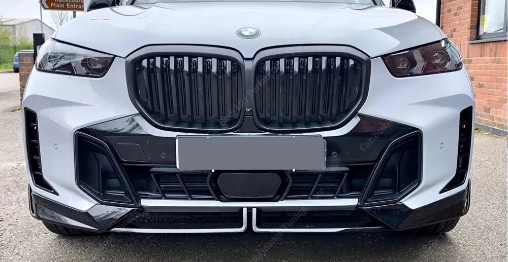 BMW X5 G05 LCI Gloss Black Front Splitter Spoiler Lip M Sport 2023- 24