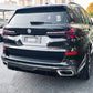 BMW X5 G05 Gloss Black Rear Diffuser Lip Valance Bumper M Sport 18- 24