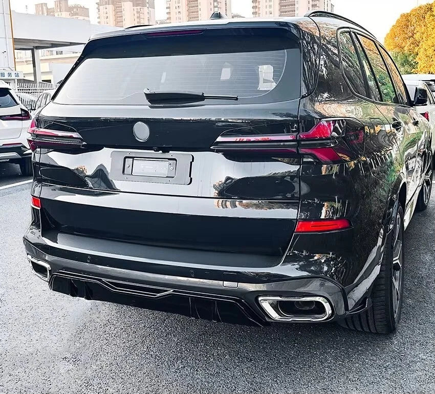 BMW X5 G05 Gloss Black Rear Diffuser Lip Valance Bumper M Sport 18- 24