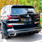 BMW X5 G05 Gloss Black Rear Diffuser Lip Valance Bumper M Sport 18- 24