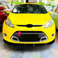 Ford Fiesta MK7 Gloss Black Front Splitter Spoiler Lip Wing 2012-2017