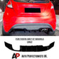 Ford Fiesta ST MK7 Gloss Black Rear Diffuser Lip Valance 2012-17