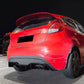 Ford Fiesta ST MK7 Gloss Black Rear Diffuser Lip Valance 2012-17