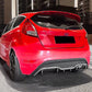 Ford Fiesta ST MK7 Gloss Black Rear Diffuser Lip Valance 2012-17