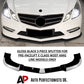 Mercedes E Class Coupe W207 C207 Gloss Black Front Splitter 08-13