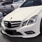 Mercedes E Class Coupe W207 C207 Carbon Fibre Front Splitter 08-13