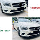Mercedes CLA Class W117 NON AMG Gloss Black Front Splitter 2013-2017