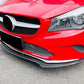 Mercedes CLA Class W117 NON AMG Gloss Black Front Splitter 2017-2019
