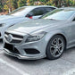 Mercedes CLS W218 FACELIFT AMG Line Gloss Black Front Splitter 14-17