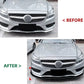 Mercedes CLS W218 FACELIFT AMG Line Gloss Black Front Splitter 14-17