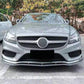 Mercedes CLS W218 FACELIFT AMG Line Gloss Black Front Splitter 14-17