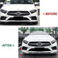 Mercedes CLS Class W257 AMG Line Gloss Black Front Splitter 2018-23