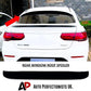 Mercedes GLC Class Coupe C253 Gloss Black Rear Roof Spoiler 2015-22