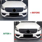 Mercedes GLC63 AMG W253 PRE-FACELIFT Gloss Black Front Splitter