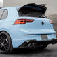 VW Golf MK8 R GTD GTI Clubsport Add On Gloss Black Rear Roof Spoiler