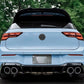 VW Golf MK8 R GTD GTI Clubsport Add On Gloss Black Rear Roof Spoiler