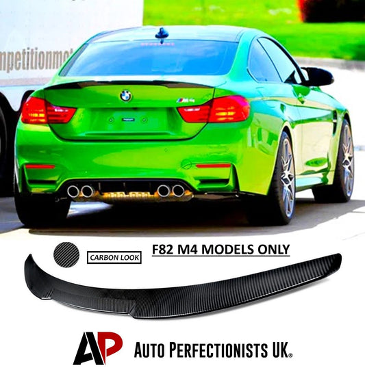 BMW M4 F82 F83 Carbon Fibre Rear M4 Style Boot Spoiler Lip 2014-20